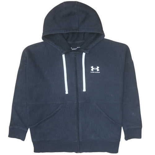 Under Armour Men's Black Full Zip Hoodie Size L Casual Sportswear