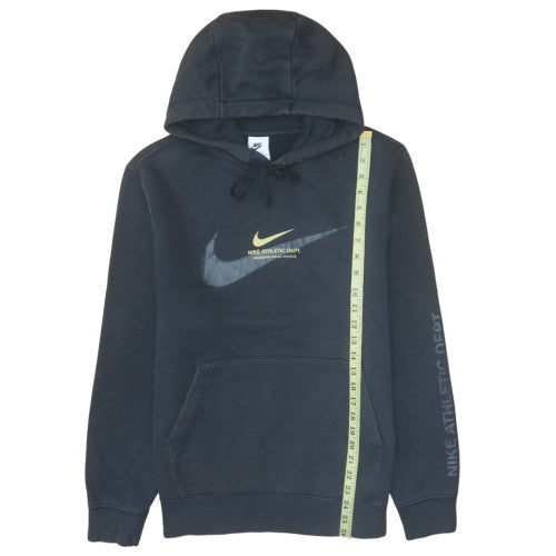 Nike Men's Black Pullover Hoodie S Sports Fleece Graphic Print