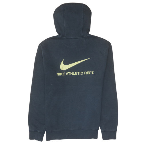 Nike Men's Black Pullover Hoodie S Sports Fleece Graphic Print