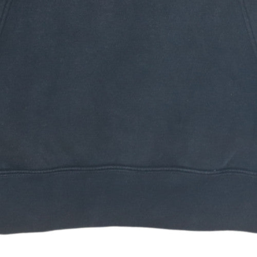 Nike Men's Black Pullover Hoodie S Sports Fleece Graphic Print