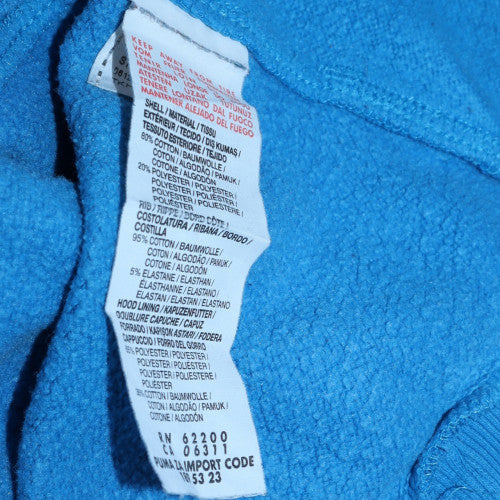 Puma Men's Blue Pullover Hoodie M Sports Fleece Sweatshirt