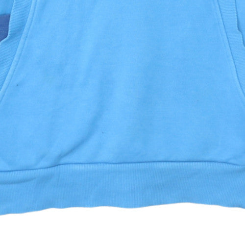 Puma Men's Blue Pullover Hoodie M Sports Fleece Sweatshirt
