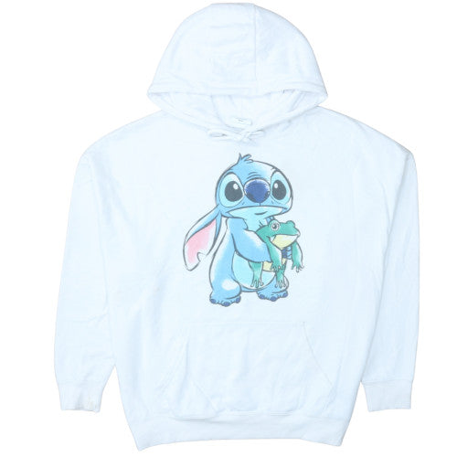 Primark Disney Stitch White Hoodie Women S Pullover Graphic Print