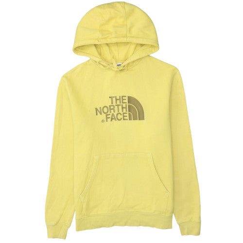 The North Face Men's Yellow Pullover Hoodie Size L Outdoor Fleece