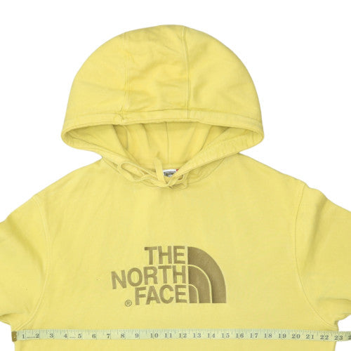 The North Face Men's Yellow Pullover Hoodie Size L Outdoor Fleece