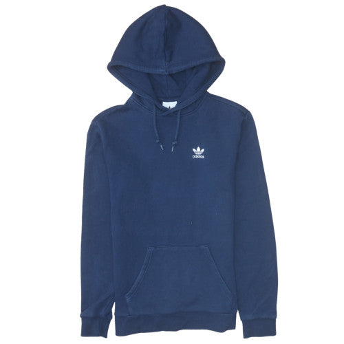 Adidas Men's Navy Blue Pullover Hoodie XS Cotton Blend