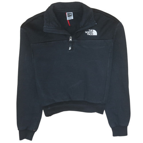 The North Face Womens Black Small 1/2 Zip Pullover Sweatshirt