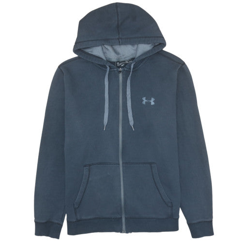 Under Armour Men's Blue XL Full Zip Hoodie Lightweight Fleece