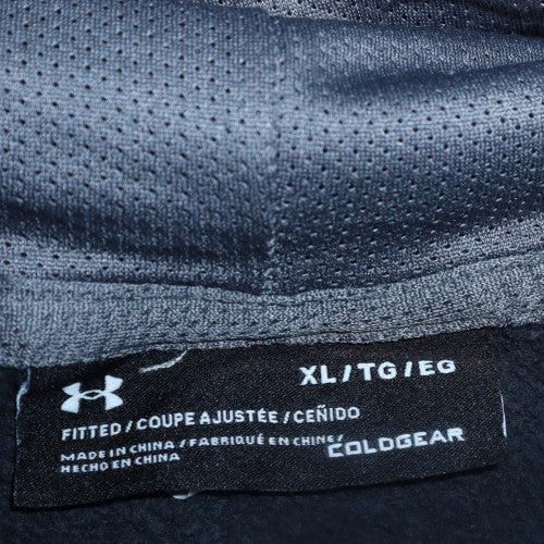 Under Armour Men's Blue XL Full Zip Hoodie Lightweight Fleece