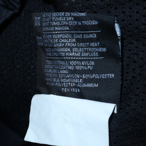 Bering Men's Black L Motorcycle Waterproof Jacket Reflective Nylon