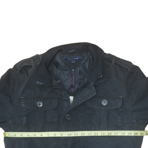Tommy Hilfiger Men's Black Military Style Jacket Size M