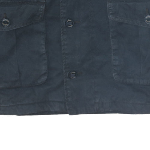 Tommy Hilfiger Men's Black Military Style Jacket Size M