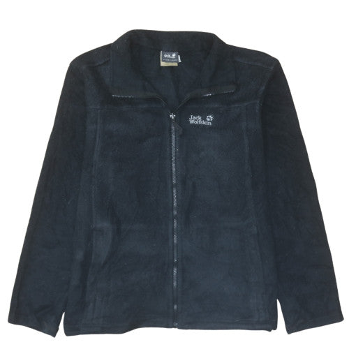 Jack Wolfskin Men's Black Fleece Full Zip Outdoor Jacket L