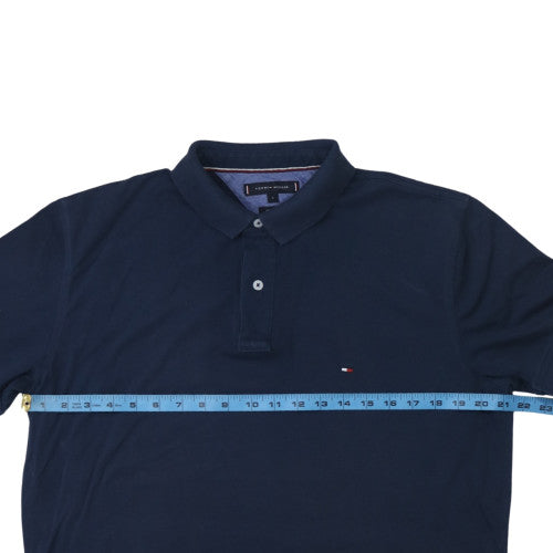 Tommy Hilfiger Men's Blue Regular Fit Polo Shirt Size L