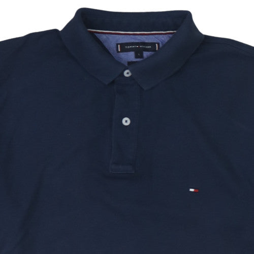 Tommy Hilfiger Men's Blue Regular Fit Polo Shirt Size L