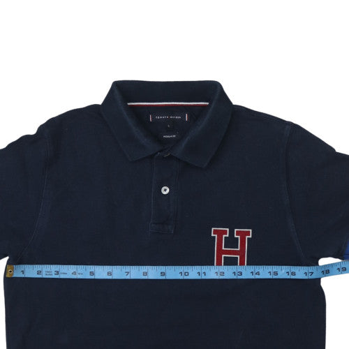 Tommy Hilfiger Men's Blue Regular Fit Polo Shirt Size S
