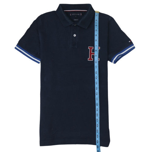 Tommy Hilfiger Men's Blue Regular Fit Polo Shirt Size S