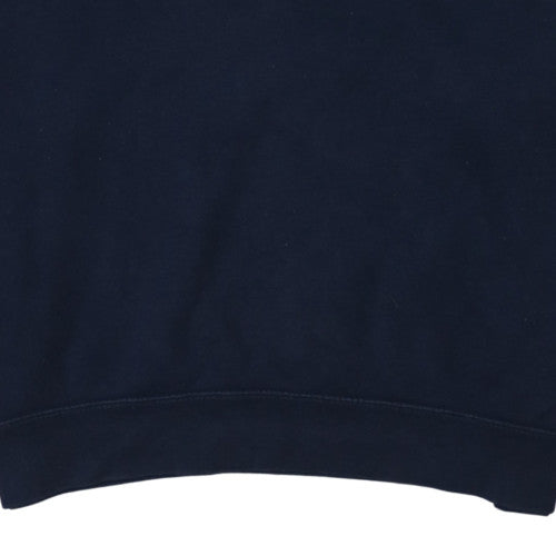 Nike Men's Blue Small Pullover Crew Neck Fleece Sweatshirt