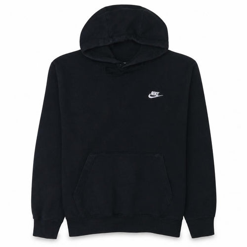 Nike Men's Black Pullover Hoodie M Regular Fit Fleece Sportswear
