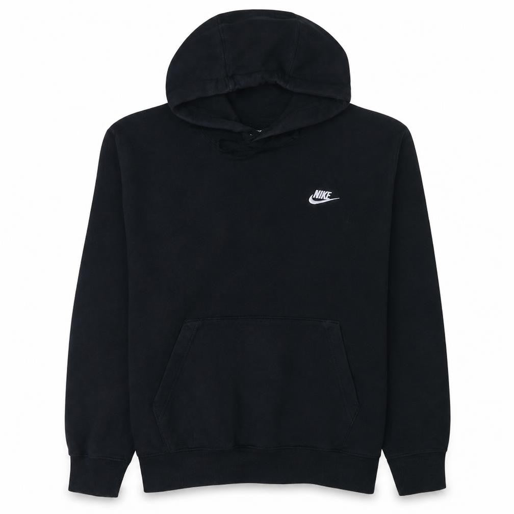 Nike Men's Black Pullover Hoodie M Regular Fit Fleece Sportswear