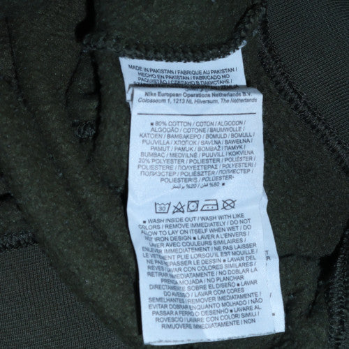 Nike Women’s Khaki Green Pullover Sweatshirt Small Cotton Blend