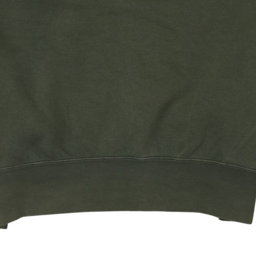 Nike Women’s Khaki Green Pullover Sweatshirt Small Cotton Blend