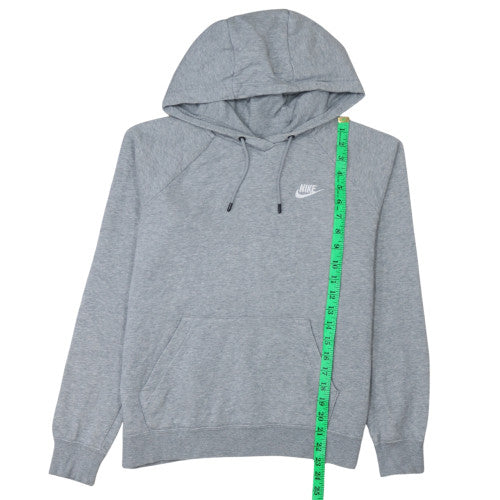 Nike Men's Grey Pullover Hoodie S Regular Fit Fleece Sweatshirt