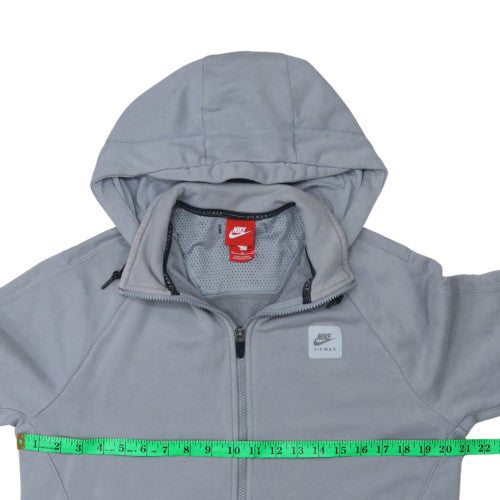 Nike Mens Grey Full Zip Air Max Hoodie Size M Regular Fit