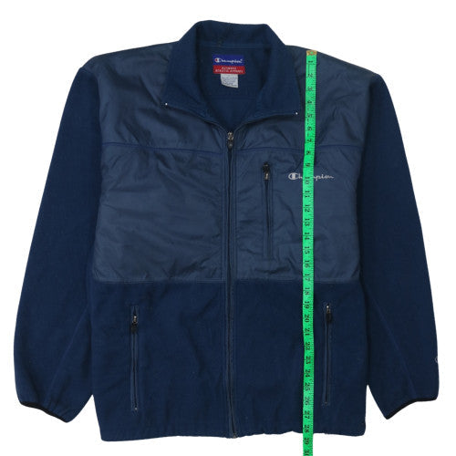 Champion Men's Blue L Fleece Lined Full Zip Basic Jacket