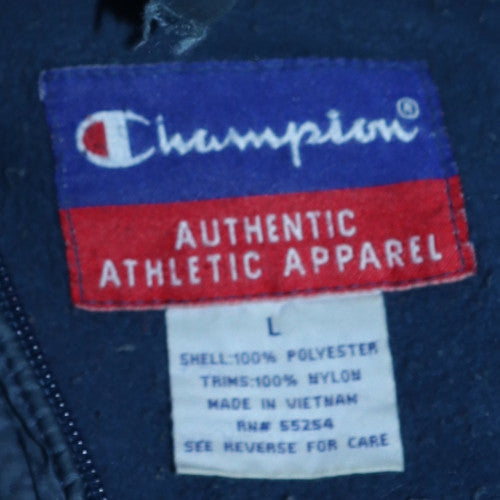 Champion Men's Blue L Fleece Lined Full Zip Basic Jacket