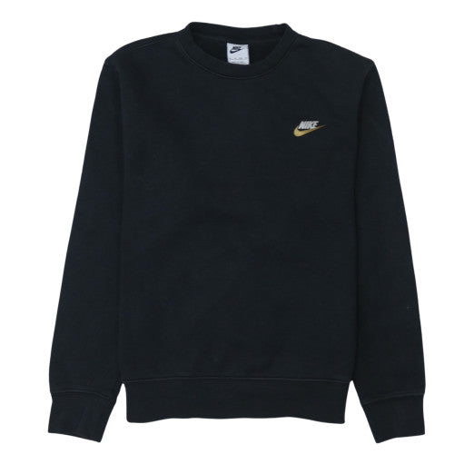Nike Men's Black XS Pullover Crew Neck Fleece Sweatshirt