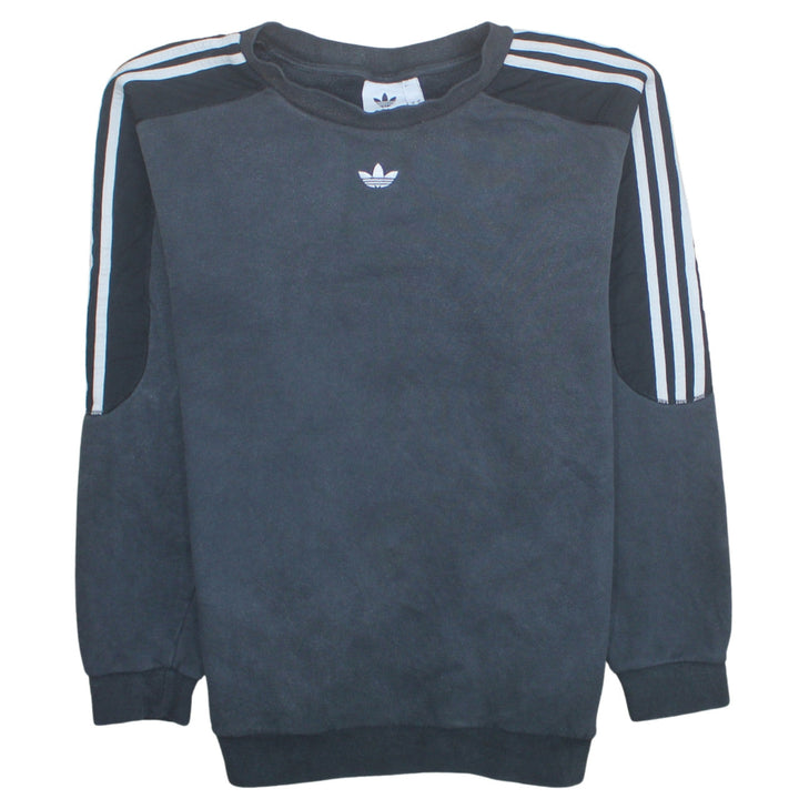 Adidas Men’s Black XL Pullover Sweatshirt Crew Neck Fleece