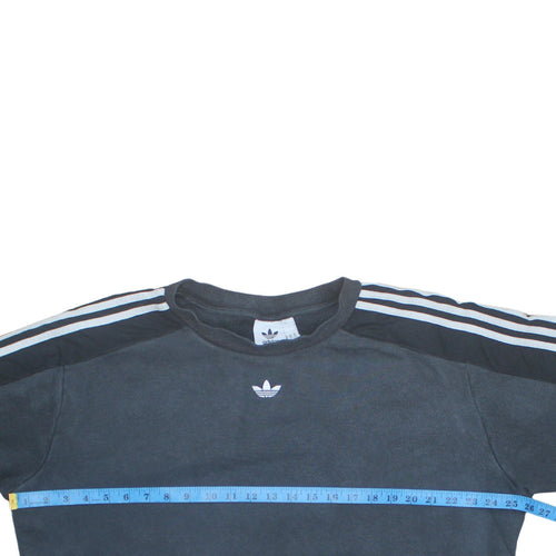 Adidas Men’s Black XL Pullover Sweatshirt Crew Neck Fleece
