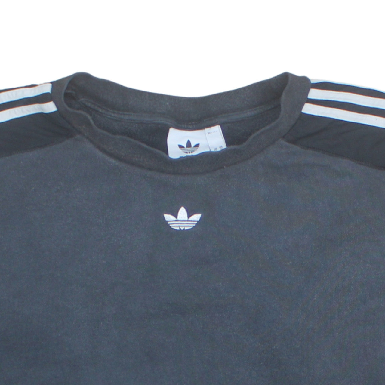 Adidas Men’s Black XL Pullover Sweatshirt Crew Neck Fleece