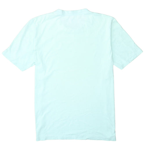 Puma Men's Light Green Crew Neck Short Sleeve Cotton T-Shirt Size L
