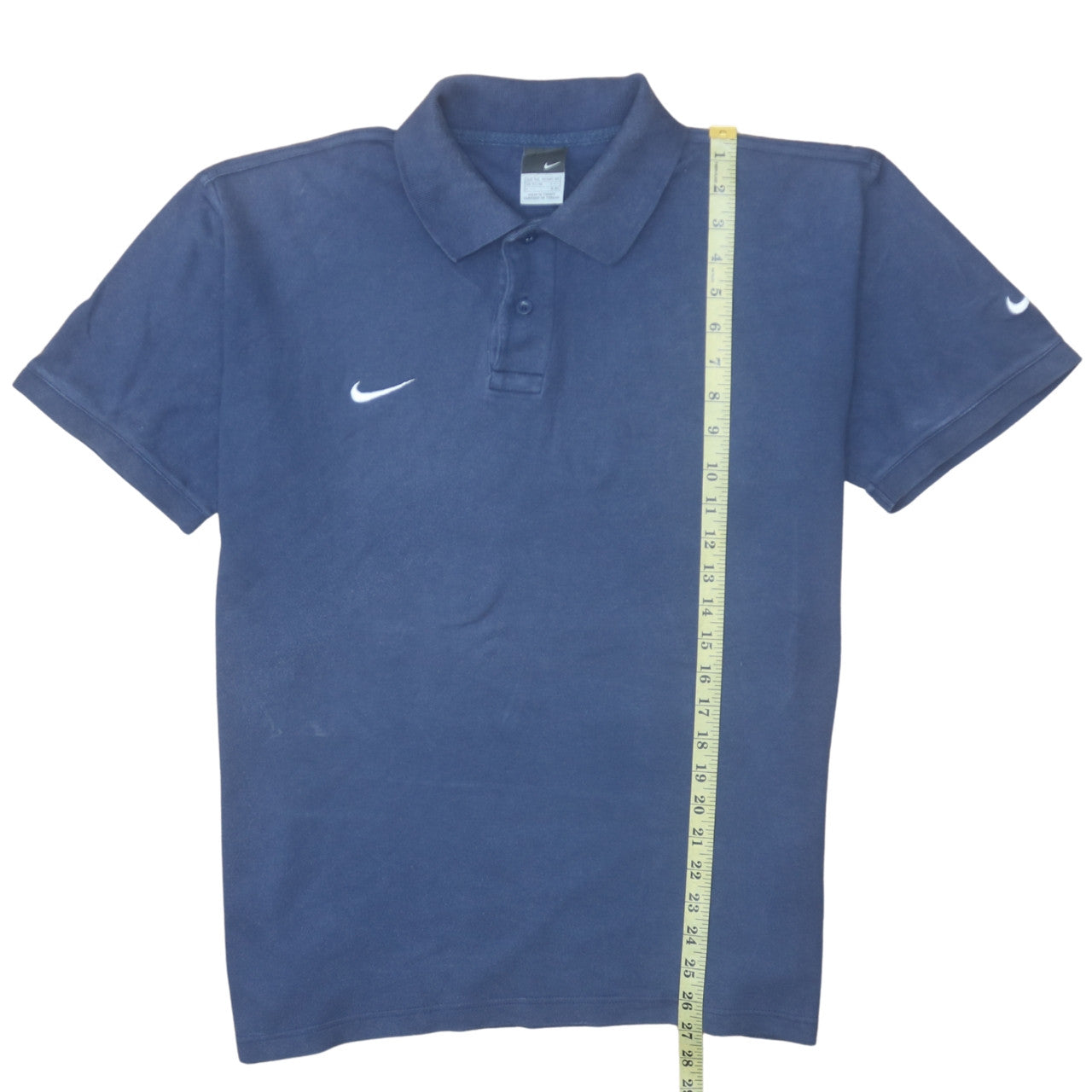 Nike Men's Blue Regular Fit Cotton Polo Shirt XL