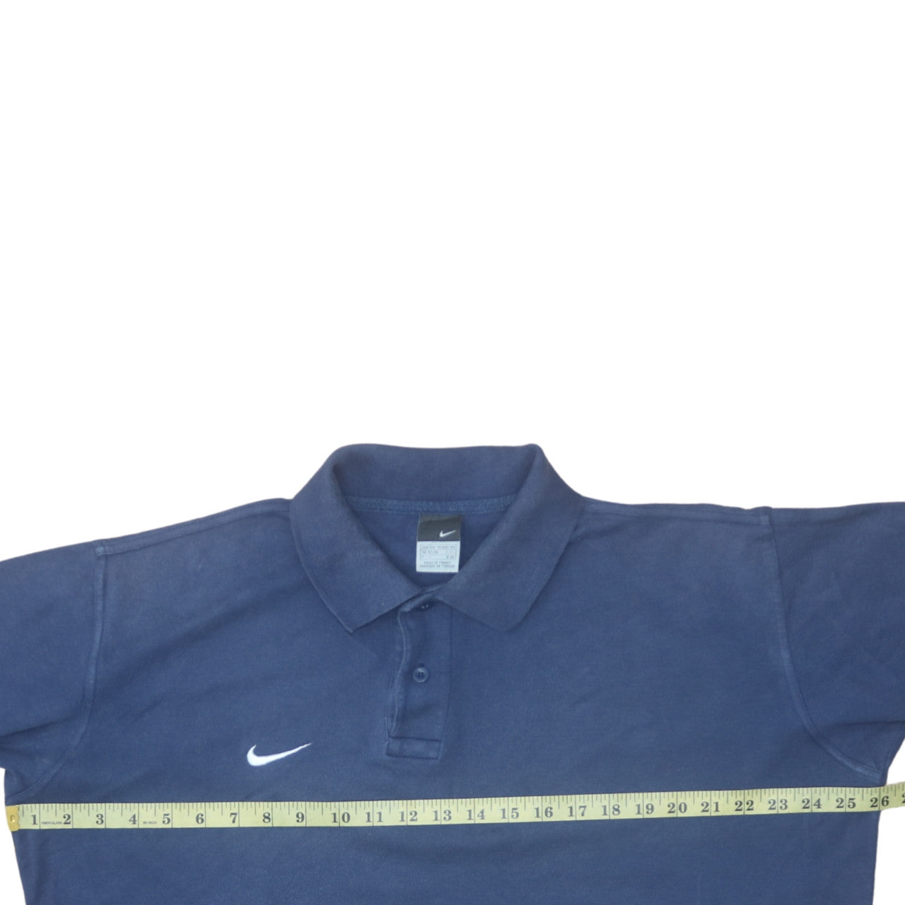 Nike Men's Blue Regular Fit Cotton Polo Shirt XL
