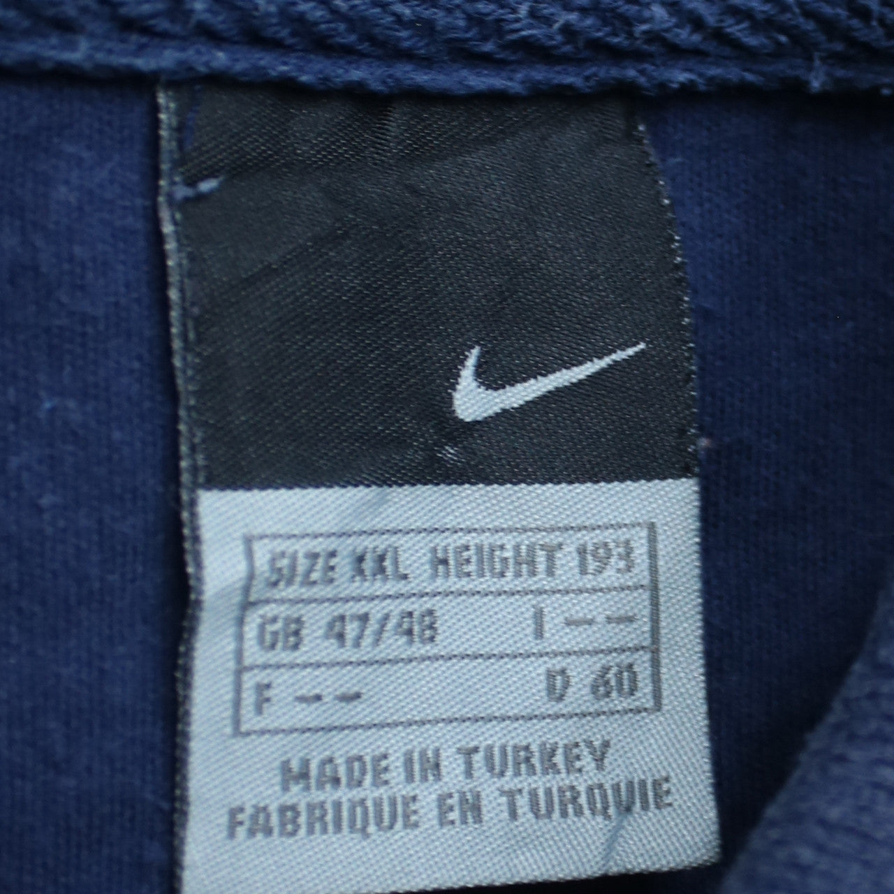 Nike Men's Blue Regular Fit Cotton Polo Shirt XL