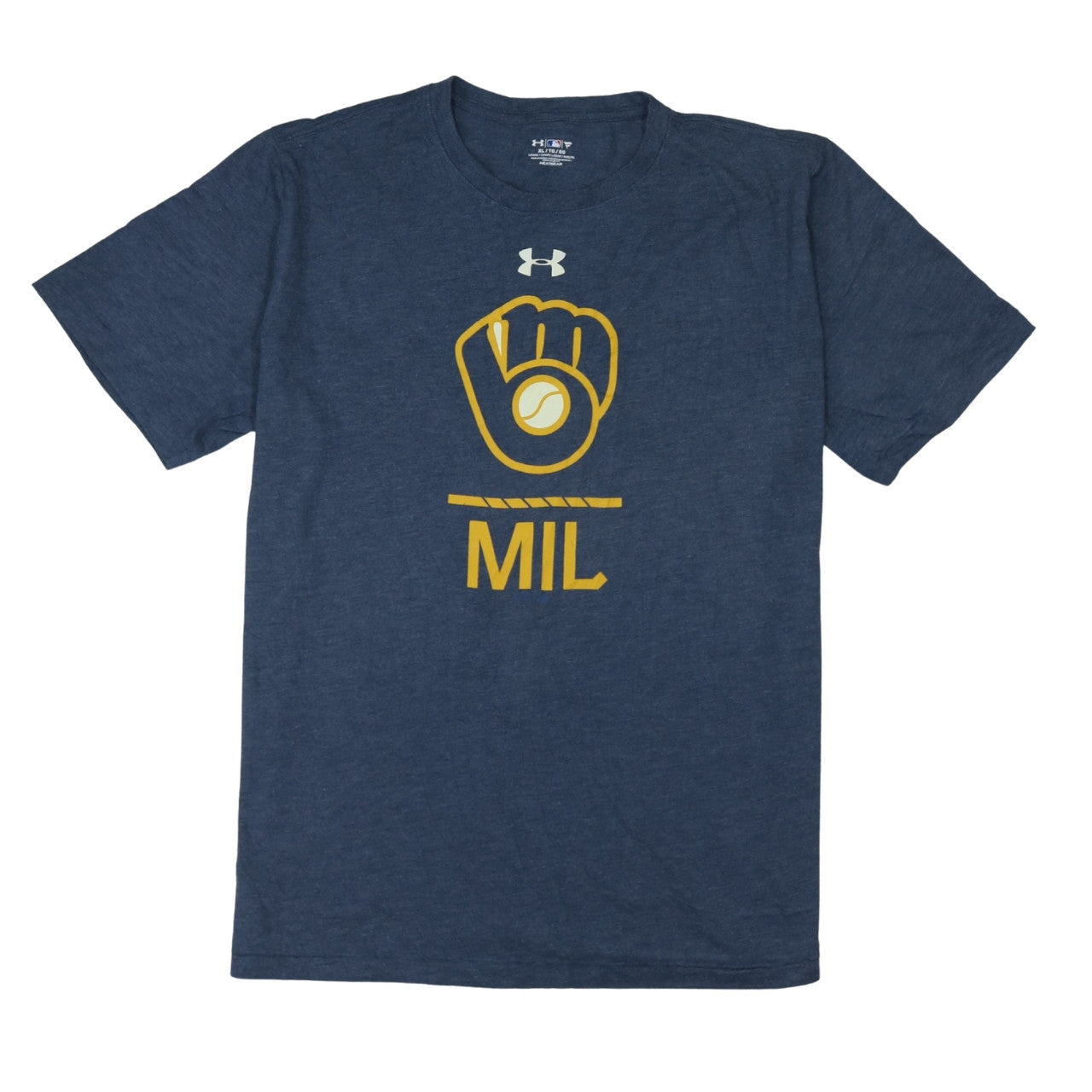 Under Armour Men's Blue XL HeatGear MLB Graphic Sports T-Shirt