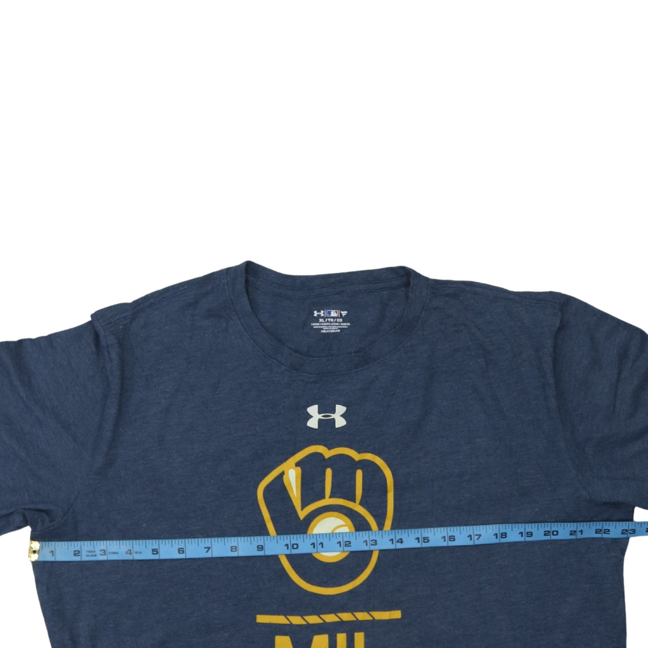 Under Armour Men's Blue XL HeatGear MLB Graphic Sports T-Shirt