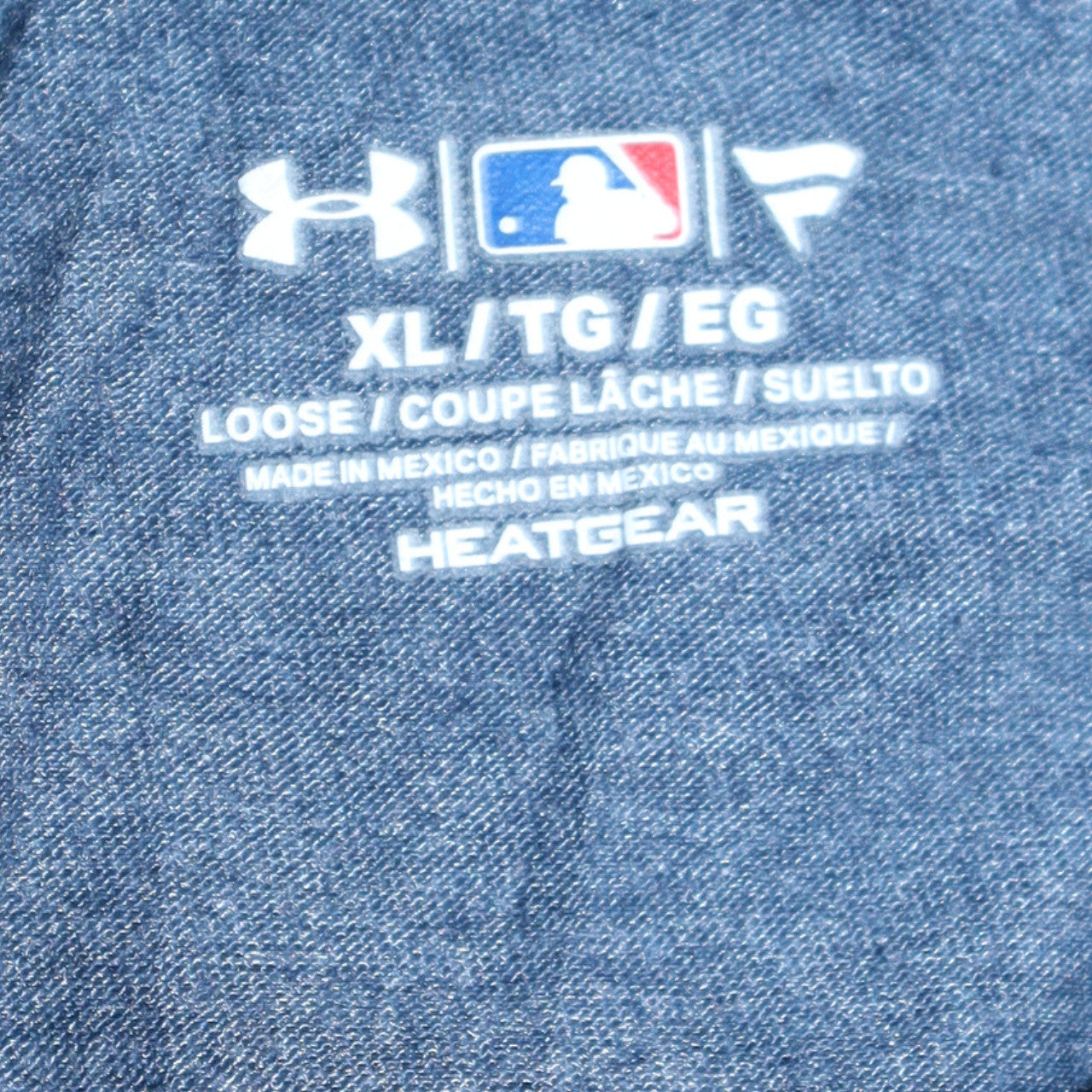 Under Armour Men's Blue XL HeatGear MLB Graphic Sports T-Shirt
