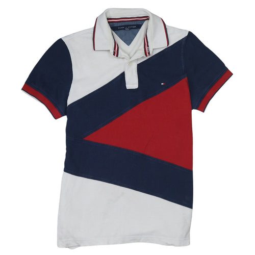 Tommy Hilfiger Men's Multicoloured Cotton Polo Shirt Size S