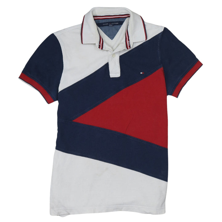 Tommy Hilfiger Men's Multicoloured Cotton Polo Shirt Size S