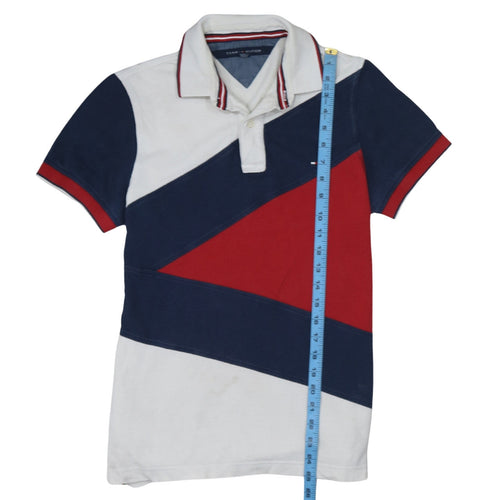 Tommy Hilfiger Men's Multicoloured Cotton Polo Shirt Size S