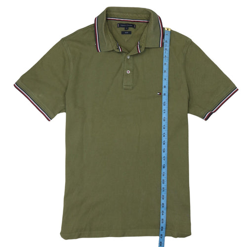Tommy Hilfiger Men's Green Slim Fit Polo Shirt XL