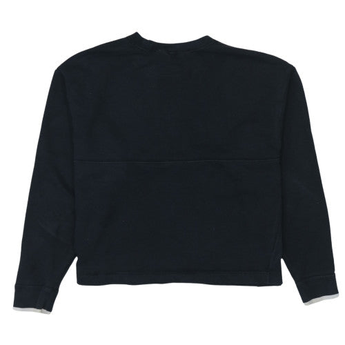 Nike Womens Black Sportswear Crew Neck Pullover Sweatshirt M