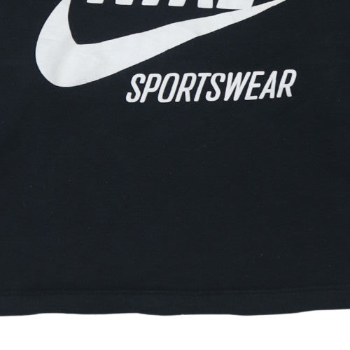 Nike Womens Black Sportswear Crew Neck Pullover Sweatshirt M