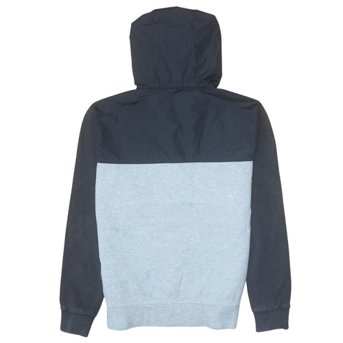 Champion Men's Black & Grey 1/2 Zip Hoodie Small Pullover Style