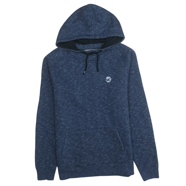 Hollister Men’s Blue Pullover Hoodie Medium Logo Classic Fit