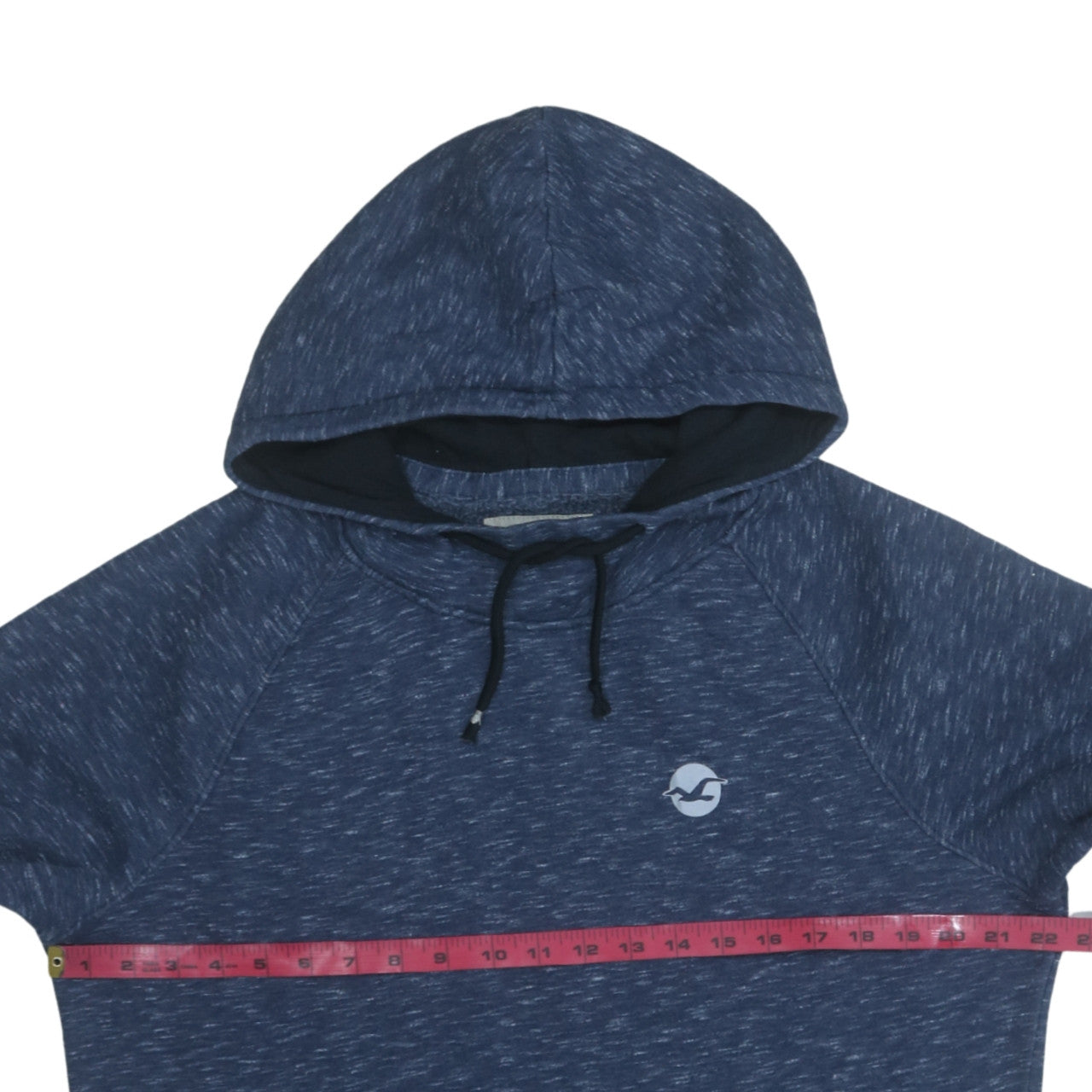 Hollister Men’s Blue Pullover Hoodie Medium Logo Classic Fit